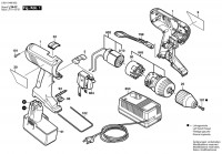Bosch 0 601 948 652 GSR 9,6 VE-2 Batt-Oper Screwdriver 9.6 V / GB Spare Parts GSR9,6VE-2